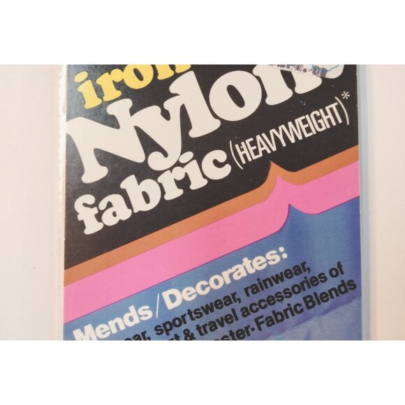 Plasti Stitch Iron On Nylon Fabric Patch Heavyweight 4 Piece 3x5 Mend Sportswear - Picture 7 of 11